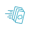 16,000+ slides per week icon