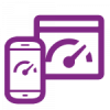 phone and and screen icon