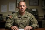 Man in uniform in office setting