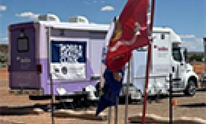 Mobile clinic in North Arizona 