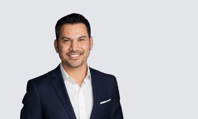 Ray Hahn with gray background