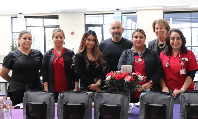 blood drive group photo
