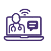 Virtual care icon