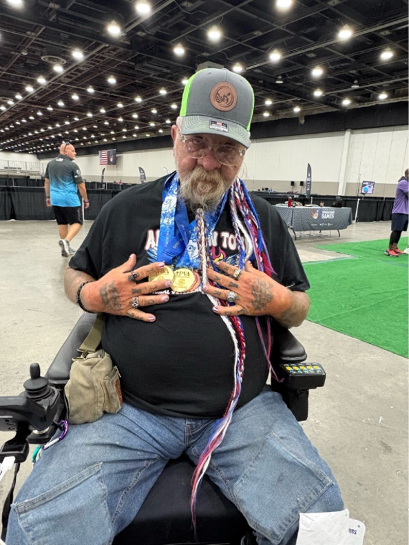 U.S. Army Veteran William "Wheelchair Willie" Hendrickson